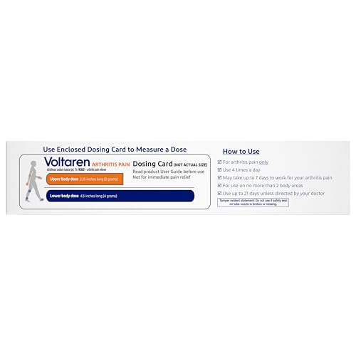 Voltaren Arthritis Pain Gel for Powerful Topical Arthritis Pain Relief with Diclofenac - NEW Easy Open Cap - 100 g Tube And 20 g Travel Size Tube Voltaren buy supplements canada