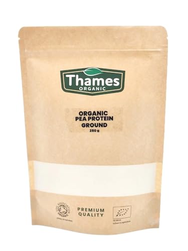 Thames Organic Organic Pea Protein Ground - Premium Vegan Supplement for Muscle Growth & Dietary Plans 250g Thames Organic buy supplements canada