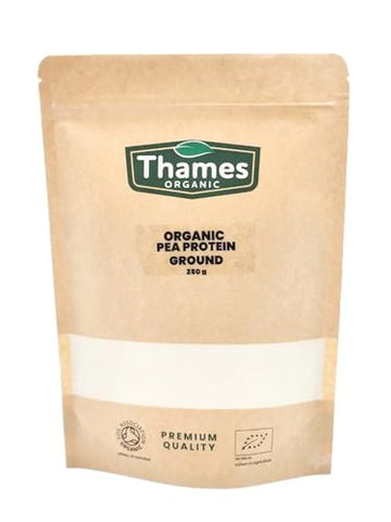 Thames Organic Organic Pea Protein Ground - Premium Vegan Supplement for Muscle Growth & Dietary Plans 250g Thames Organic buy supplements canada