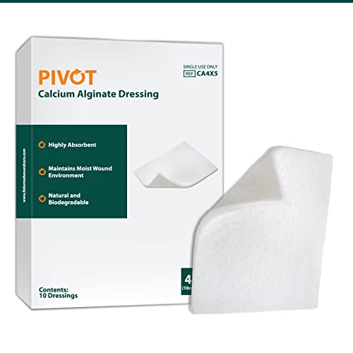 Pivot Calcium Alginate Wound Dressing – All-Natural First Aid | 4x5 Dressin LMP LINKS MEDICAL PRODUCTS INC. buy supplements canada