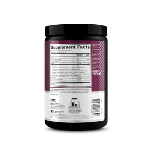 Optimum Nutrition Amino Energy - Pre Workout with Green Tea, BCAA, Amino Acids Optimum Nutrition buy supplements canada