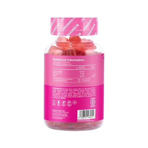 Novomins Collagen Gummies - Marine Collagen Gummies - Superior Type 1 Hydrolysed Collagen novomins buy supplements canada