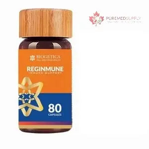 Biogetica Reginmune - Natural Immune Support Care Daily Boost Immune System Booster - 80 Capsules Biogetica buy supplements canada