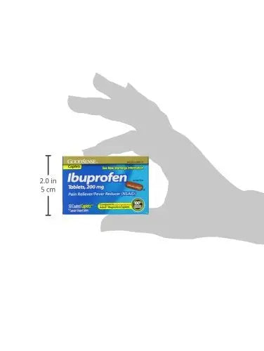 GoodSense Ibuprofen Pain Reliever/Fever Reducer Caplets, 200 mg, 50-Count GoodSense buy supplements canada