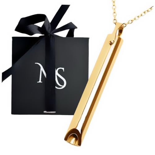 Mariscal Anxiety Breathing Necklace - Rose Gold Anti Anxiety Necklace Breathing for Women and Men Mariscal Store buy supplements canada