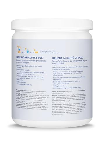 SPROOS - Marine Collagen - Beverage Powder - Hydrolised Collagen Peptides SPROOS buy supplements canada