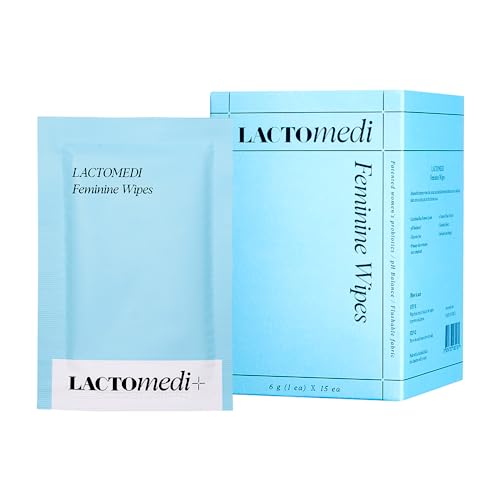 LACTOMEDI Feminine Wipes | Unscented Feminine Wipes | Individually Wrapped | pH-Balanced Feminine LACTOMEDI buy supplements canada