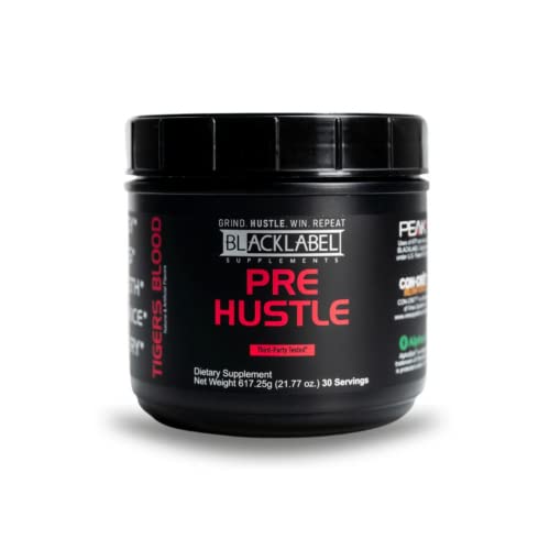 BLACKLABEL Supplements - PRE Hustle - Pre-Workout Dietary Supplement - Supports Energy BLACKLABEL Supplements buy supplements canada
