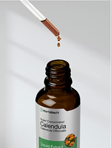 Calendula Extract Tincture | 2 fl oz | Vegetarian, Non-GMO, Gluten Free Liquid Supplement Horbäach buy supplements canada
