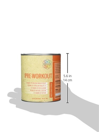 Propello Life Pre-Workout Drink Mix, West Coast Citrus, 450g Propello Life buy supplements canada