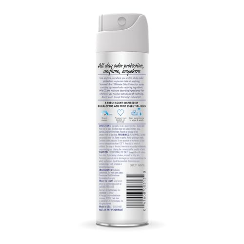 Summer's Eve, Ultimate Odor Control, Feminine Spray for Odor Protection, Talc-Free, Absorbs Moisture, 2 oz Summer's Eve buy supplements canada