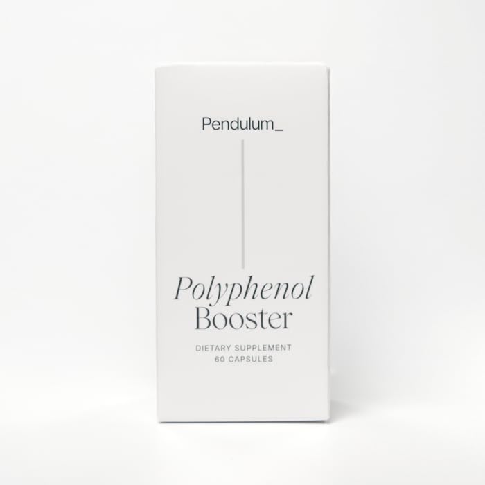 Pendulum Polyphenol Booster, Antioxidant from Superfoods, Beneficial Plant Compounds for Good Health, Helps Boost Akkermansia Muciniphila for Men & Women (60 Capsules, 1-Pack) Pendulum buy supplements canada