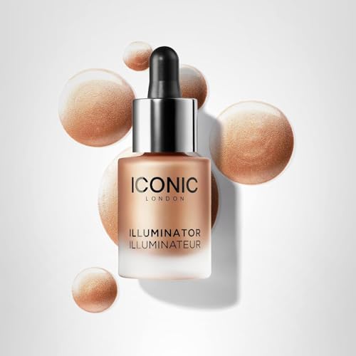 ICONIC LONDON Illuminator | Liquid Highlighting Drops for a Radiant Glow, Cruelty-Free, Vegan Makeup, Original (Champagne Shimmer) 0.45 Fl oz ICONIC LONDON buy supplements canada
