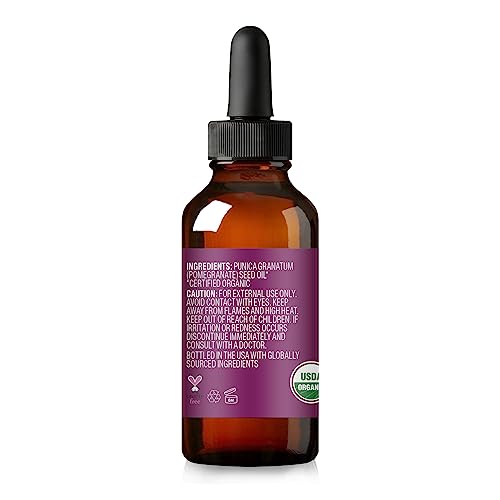 Cliganic Organic Pomegranate Seed Oil, 100% Pure - For Face, Skin | Natural Cold Pressed Unrefined Cliganic buy supplements canada
