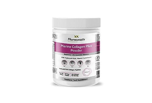Pharmanostix Hydrolysed Marine Collagen Plus Powder 300g - 10,000mg Collagen with Hyaluronic Acid Pharmanostix buy supplements canada