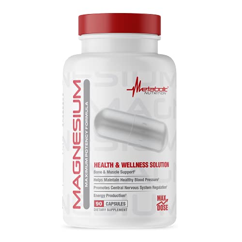 Metabolic Nutrition Magnesium, 650mg per Serving, Non-GMO, Vegan, Gluten Free Metabolic Nutrition buy supplements canada
