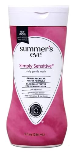 Summer's Eve Cleansing Wash | Simply Sensitive | 9 Ounce | pH-Balanced | Dermatologist & Gynecologist Summer's Eve buy supplements canada