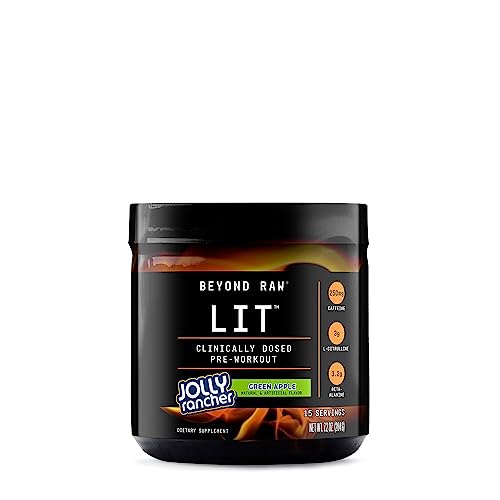 BEYOND RAW LIT | Clinically Dosed Pre-Workout Powder | Contains Caffeine, L-Citrulline BEYOND RAW buy supplements canada