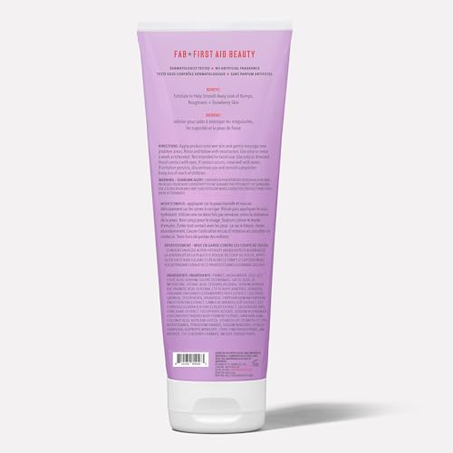 First Aid Beauty - KP Bump Eraser Body Scrub with 10% AHA, Keratosis Pilaris Exfoliator with Glycolic and Lactic acids, Helps Reduce Chicken Skin Bumps First Aid Beauty buy supplements canada