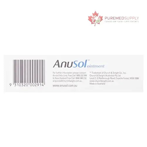 Anusol Haemorrhoidal Ointment (50g, 1.7 oz) Anusol buy supplements canada