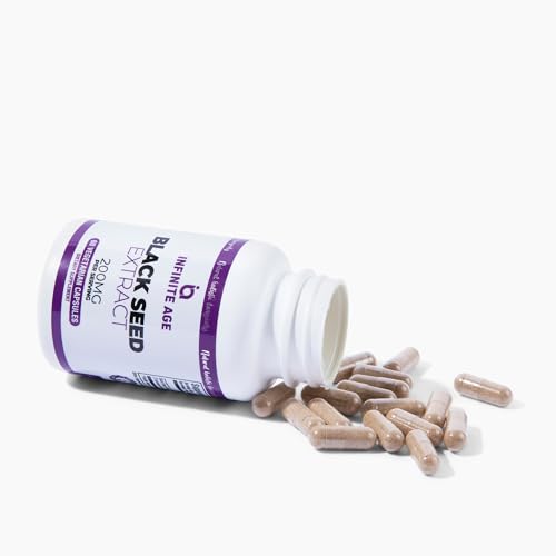 INFINITE AGE Dry Organic Black Seed Oil Extract Capsules - Nigella Sativa Seed Extract INFINITE AGE buy supplements canada