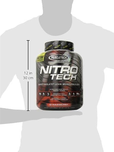 Whey Protein Powder, MuscleTech Nitro-Tech Whey Protein Isolate & Peptides, Protein MuscleTech buy supplements canada