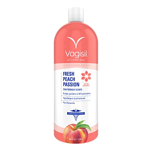 Vagisil Scentsitive Scents Fresh Peach Passion Daily Intimate Wash for Women, Gynecologist Tested Vagisil buy supplements canada