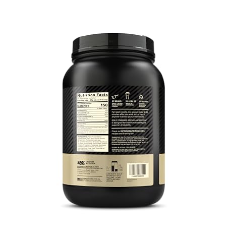 Optimum Nutrition Gold Standard 100% Plant Based Protein Powder, Gluten Free, Vegan Optimum Nutrition buy supplements canada