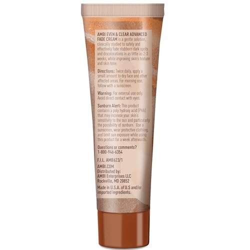 Ambi Even & Clear Advanced Fade Cream, Hydroquinone-free, Hyperpigmentation Treatment, Stubborn Dark Spot Corrector, Results In As Little As 2-3 Weeks Ambi buy supplements canada