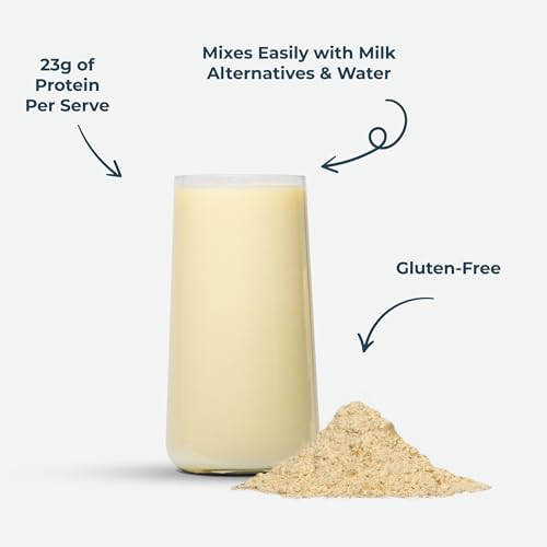 Kinetica Vanilla Flavour Plant Protein 1kg | Blend of Pea and Rice Protein | Vegan Kinetica buy supplements canada