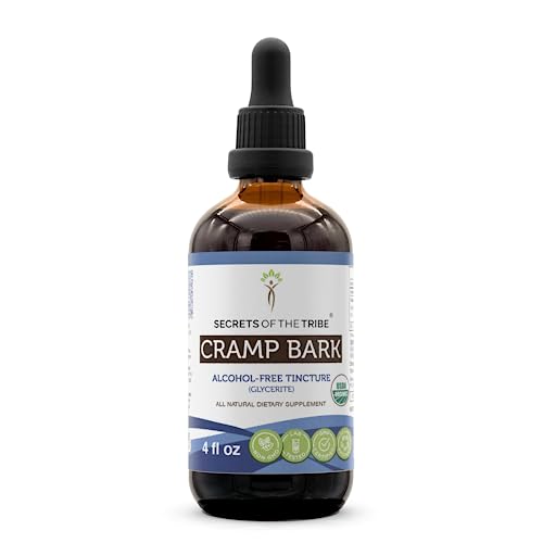 Secrets of the Tribe Cramp Bark USDA Organic | Alcohol-Free Extract, High-Potency Herbal Drops Secrets of the Tribe buy supplements canada