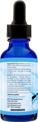 Absonutrix Berberine Supplement 600 mg, 4 Fl Oz Large Bottle, Healthy Weight Loss Support Absonutrix buy supplements canada