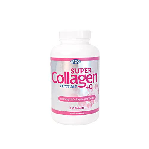 AHS Super Collagen Plus C Tablets - Pack of 250 Tablets (Also 120 + 90 Counts) 3 Sizes! 6000MG PER AHS buy supplements canada