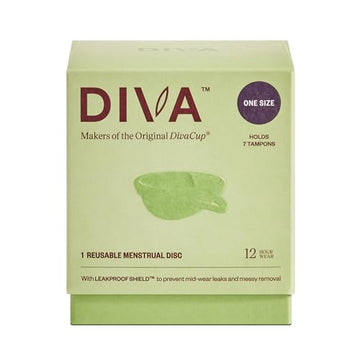 Diva Disc - Comfortable, Reusable Menstrual Disc with Leakproof Shield - Period Disc for Up to 12 Hours DivaCup buy supplements canada