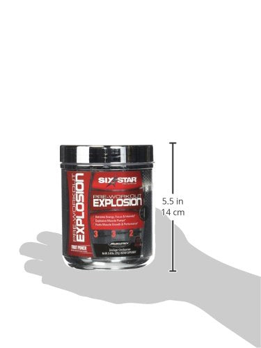 Six Star Pre-Workout Explosion, Fruit Punch, 0.45 Pound Six Star buy supplements canada
