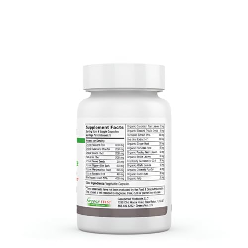 Greens First Full Body AM/PM Cleanse, 20 Veggie Capsules – Supplement for Natural Detox Greens First buy supplements canada