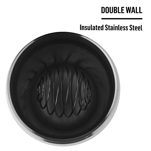 BlenderBottle Strada Twist Cap Shaker Cup Insulated Stainless Steel Water Bottle with Wire BlenderBottle buy supplements canada