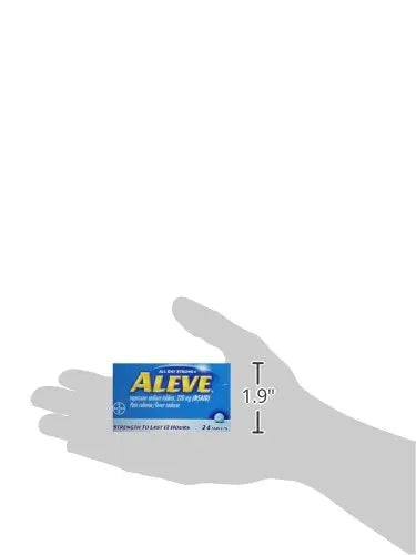 Aleve Tablets with Naproxen Sodium, 220mg (NSAID) Pain Reliever/Fever Reducer, 24 Count, Blue Aleve buy supplements canada