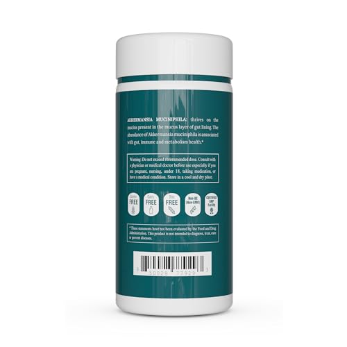 Akkermansia Muciniphila Probiotics for Digestive Health - 5 Billion TFU Akkermansia Probiotic UpNourish buy supplements canada