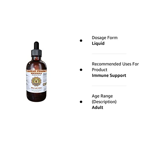 HawaiiPharm Rhodiola Liquid Extract, Organic Rhodiola (Rhodiola Rosea) Tincture 4 oz HawaiiPharm buy supplements canada