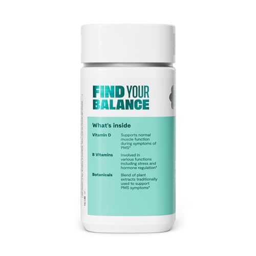 Habit PMS Support Supplement for Women (60 Capsules) - Supports Premenstrual Symptoms & Stress, Hormone Balance, Mood, B Vitamins, Vitamin D, Chasteberry, Ashwagandha, Gluten-Free, Non-GMO (1 Pack) H' Habit buy supplements canada