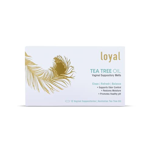 Loyal Tea Tree Oil - Suppository Melts - Supports Odor Control - Soothes Discomfort - Promotes Healthy pH Loyal buy supplements canada