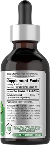 Gotu Kola Extract | 2 fl oz | Alcohol Free | Super Concentrated Liquid Herb Supplement Horbäach buy supplements canada
