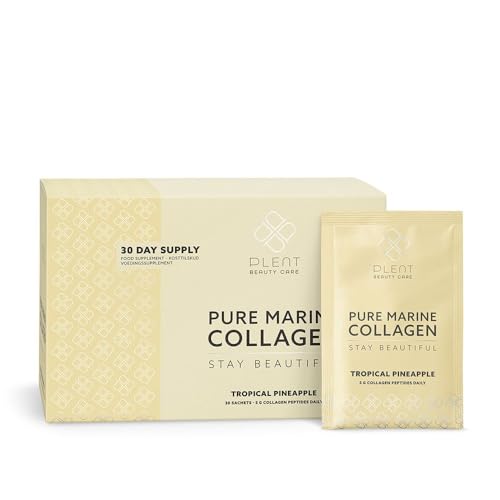 Plent Pure Marine Collagen Tropical Pineapple - Stay Beautiful - 5G Collagen Peptides Daily Plent buy supplements canada