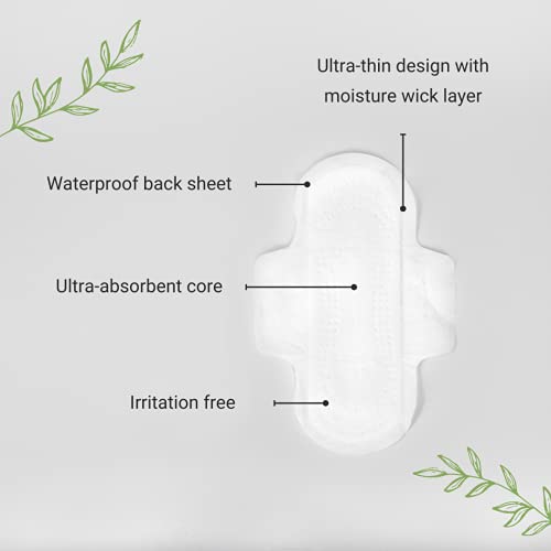 Veeda Ultra-Thin Absorbent Day Pads with 100% Natural Cotton Top Sheet are Always Chlorine Veeda buy supplements canada