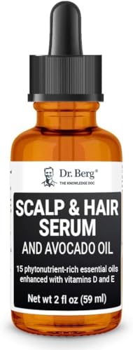 Dr Berg's (All In One) Hair Growth Serum w/Jojoba Oil & Castor Oil For Fuller Thicker Hair Dr. Berg Nutritionals buy supplements canada