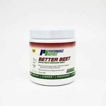 PERFORMANCE INSPIRED Nutrition Better Beet Powder - 100% Organic Beet – Boost Nitric PERFORMANCE INSPIRED buy supplements canada