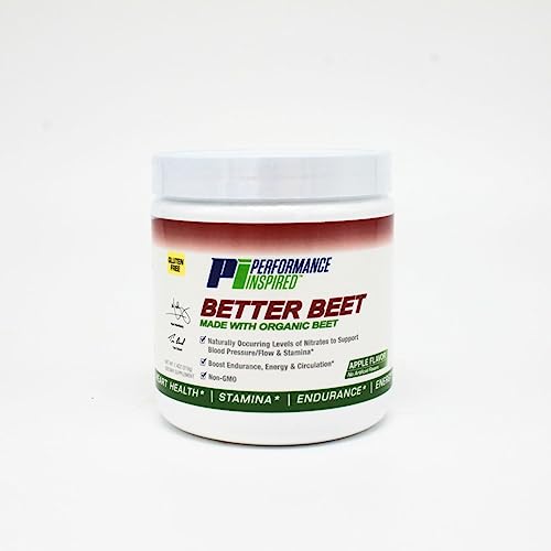 PERFORMANCE INSPIRED Nutrition Better Beet Powder - 100% Organic Beet – Boost Nitric PERFORMANCE INSPIRED buy supplements canada