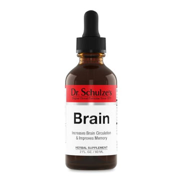 Brain Formula 2 oz. - Vegan and Wild-Harvested | Stimulates Circulation and and Improved Dr. Schulze's buy supplements canada