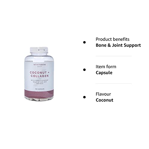 Coconut + Collagen (180 Capsules) - Myvitamins MyVitamins buy supplements canada